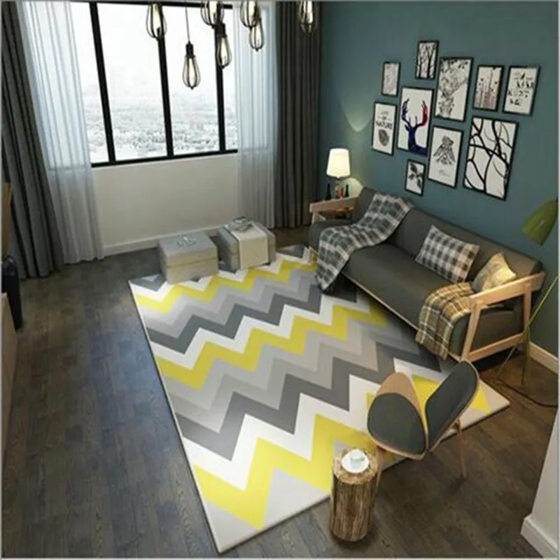 LIU Современный абстрактный креативный диван чайный столик ковер скандинавский