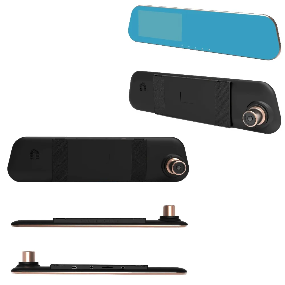 ADDKEY новейший Автомобильный видеорегистратор с камерой заднего вида двойным