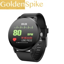 V11 Смарт-часы IP67 водонепроницаемое закаленное стекло активности Фитнес трекер монитор сердечного ритма краев Для мужчин женские умные часы