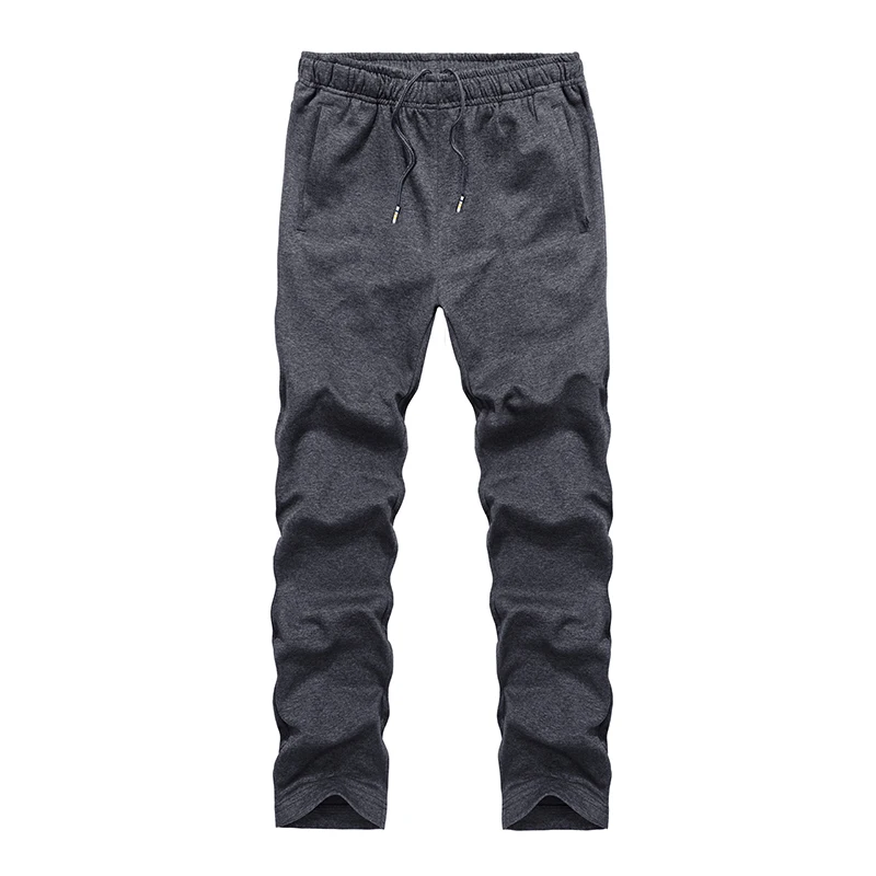 Мужские спортивные брюки новые осенние зимние джоггеры брюки с эластичной талией Свободные хлопчатобумажные спортивные брюки для мужчин