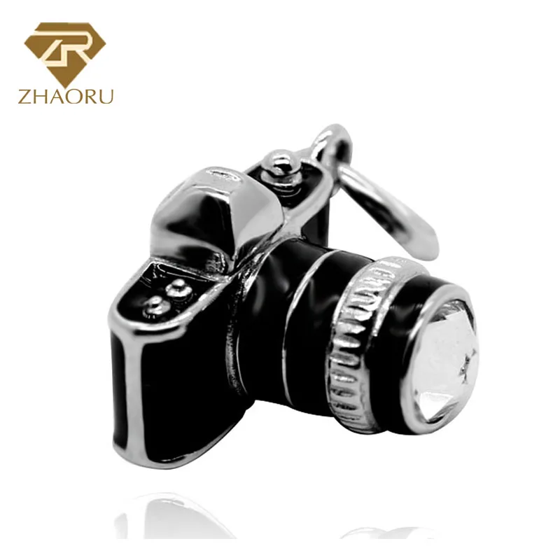 Zhaoru Стерлинговое Серебро 925 пробы эмалированный кулон в виде камеры