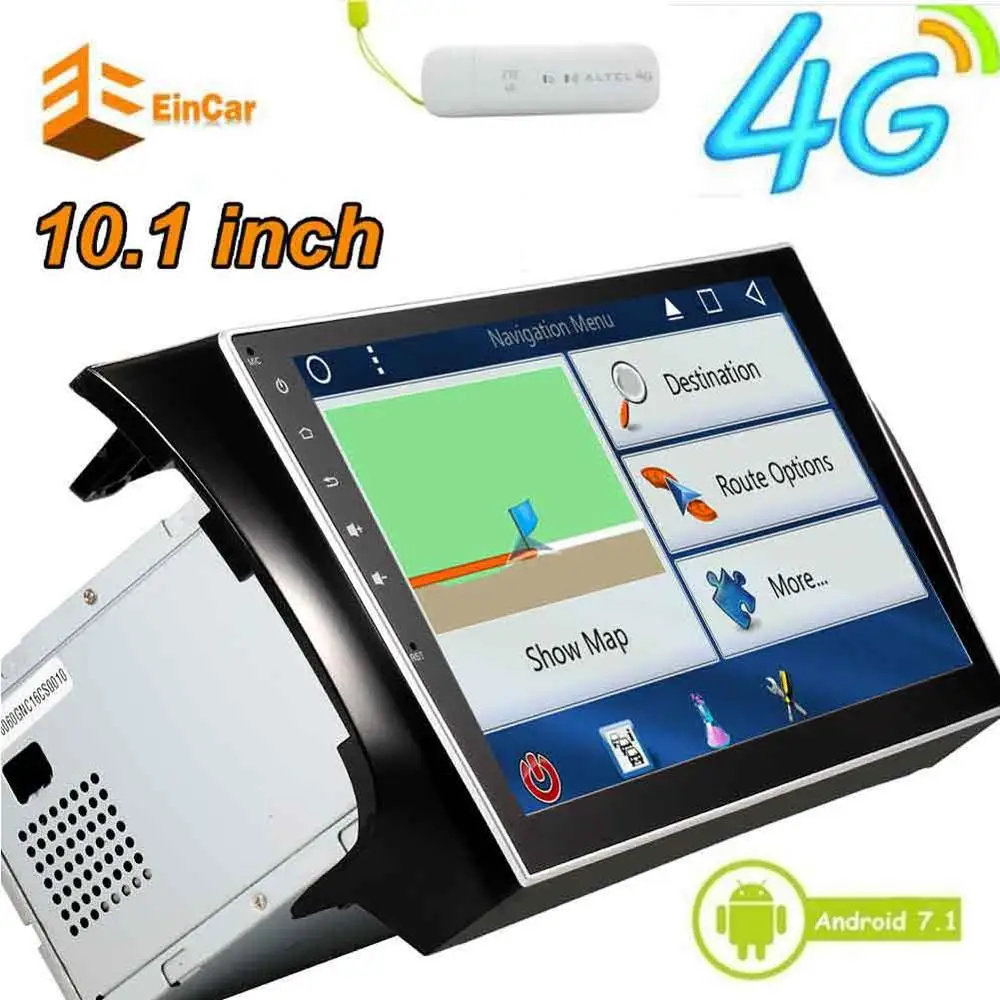 Excellent 4G Dongle Included! 10.1 Inch Android 7.1 Core Car Stereo In Dash Car RadioGPS Navigation Wifi AM/FM Auto Audio Radio for Nissan 2 Excellent 4G Dongle Included! 10.1 Inch Android 7.1 Core Car Stereo In Dash Car RadioGPS Navigation Wifi AM/FM Auto Audio Radio for Nissan 2