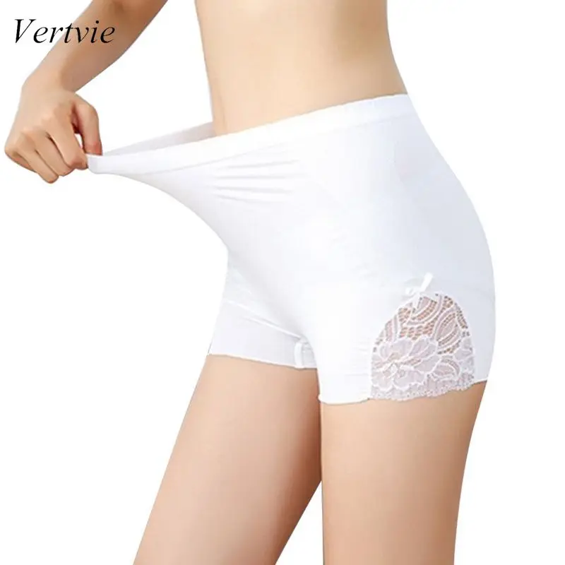 

Vertvie 2019 Women Lace Tummy Control Panties Underwear Shorts High Waist Tummy Control Panties Seamless Slimming Yoga Pants