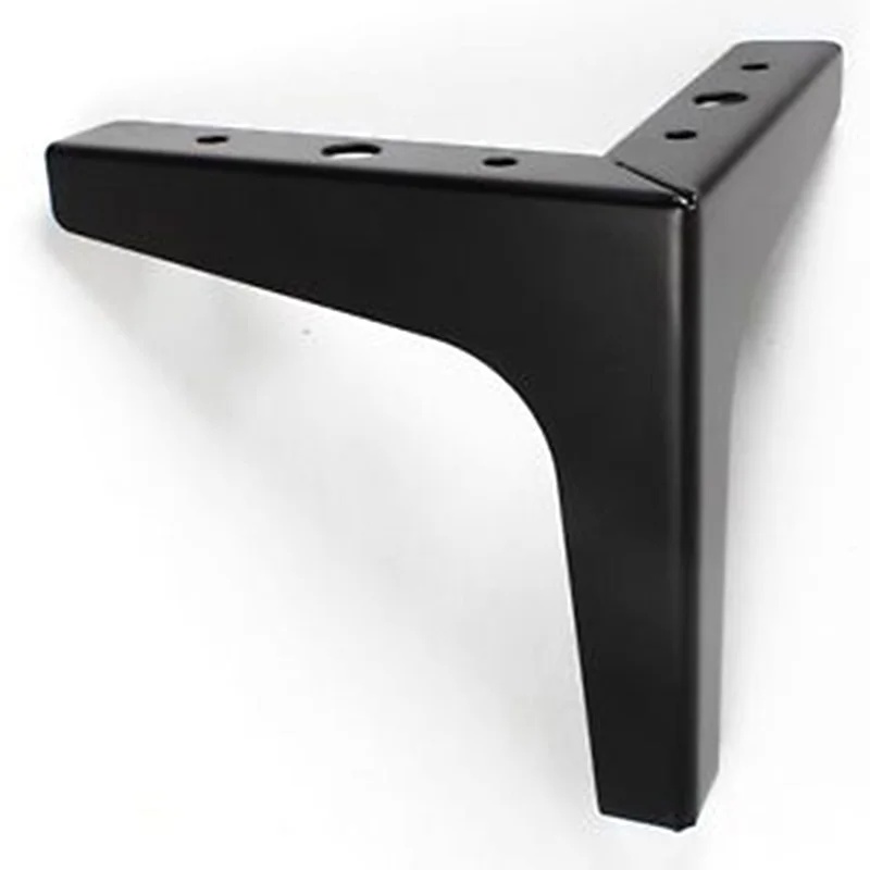

1pc Triangle Sofa Leg Furniture Feet Black Iron Sofa Cabinet Leg Stand Home Furniture Parts Accessories