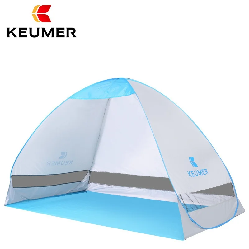 

KEUMER Automatic Beach Tent Sun Shade Awning Gazebo 2 Person Pop Up Tent
