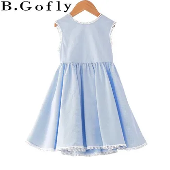 

Age 0-8 year Children Clothing Toddler Costume Kids Summer Girl Clothes Party Blue Princess Backless Girl Dresses