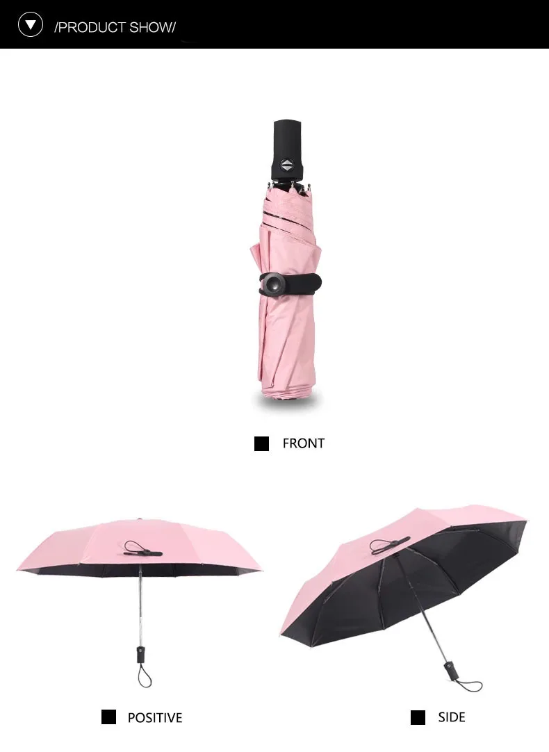 FR Windproof Women Umbrella Rain Pongee Folding Automatic Umbrella For Man Anti Sun Uv Umbrellas Protection Colourful For Travel1 (14)