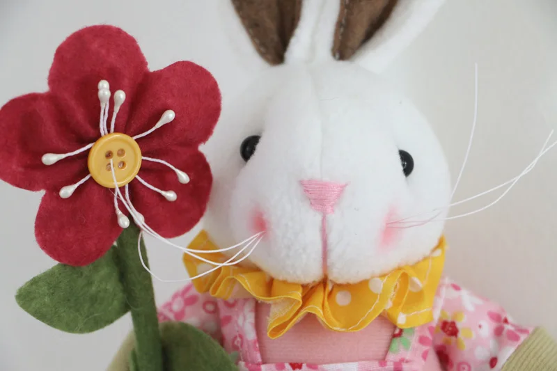 45 см милый плюшевый кролик кукла Пасхальный подарок морковка, кролик кукла детский подарок кролик, Плюшевая Кукла kawaii Кролик игрушка розовый кролик