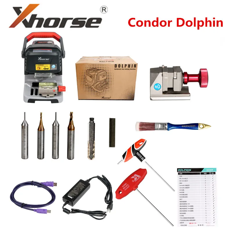 

Xhorse Condor Dolphin XP005 Automatic Key Cutting Machine V1.1.3 Works on IOS & Android Via Bluetooth