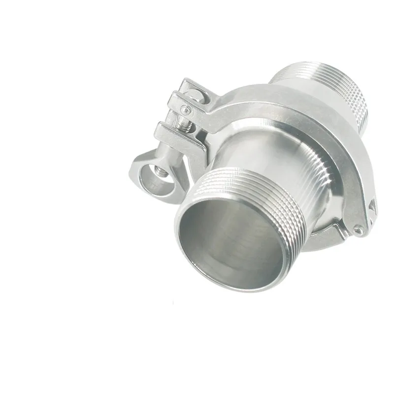2 Pcs 1//2/" to 2/" Sanitary Male Thread Ferrule Pipe Fitting+Tri Clamp+PTFE Gasket