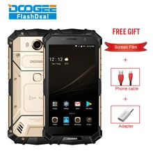 DOOGEE S60 IP68 Waterproof Smartphone 6GB+64GB 5.2″ Helio P25 Octa Core 4G Android7.0 5580mAh 21.0MP Global Version Rugged Phone