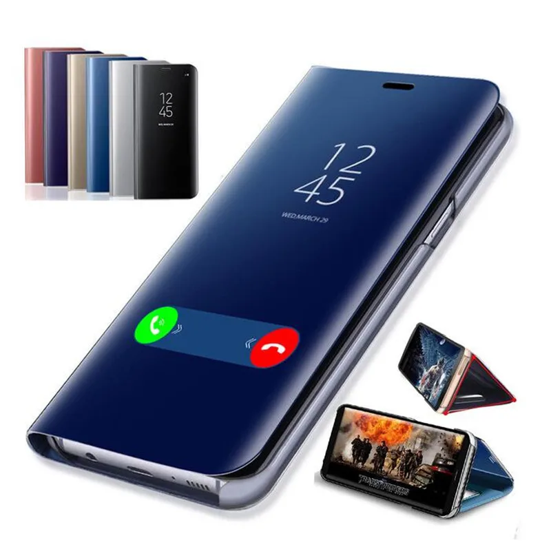 Clear View Smart Mirror Phone Case For Xiaomi Redmi 5 Plus Note 5 5A 4X Flip Cases For Xiaomi 8 SE 6 6X Leather Back Cover Clear View Smart Mirror Phone Case For Xiaomi Redmi 5 Plus Note 5 5A 4X Flip Cases For Xiaomi 8 SE 6 6X Leather Back Cover
