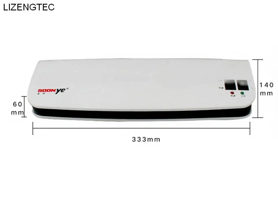 LIZENGTEC Новая Профессиональная офисная горячая и холодная быстрая разогревающая роликовая ламинаторная машина для бумаги формата а4 для фото документов
