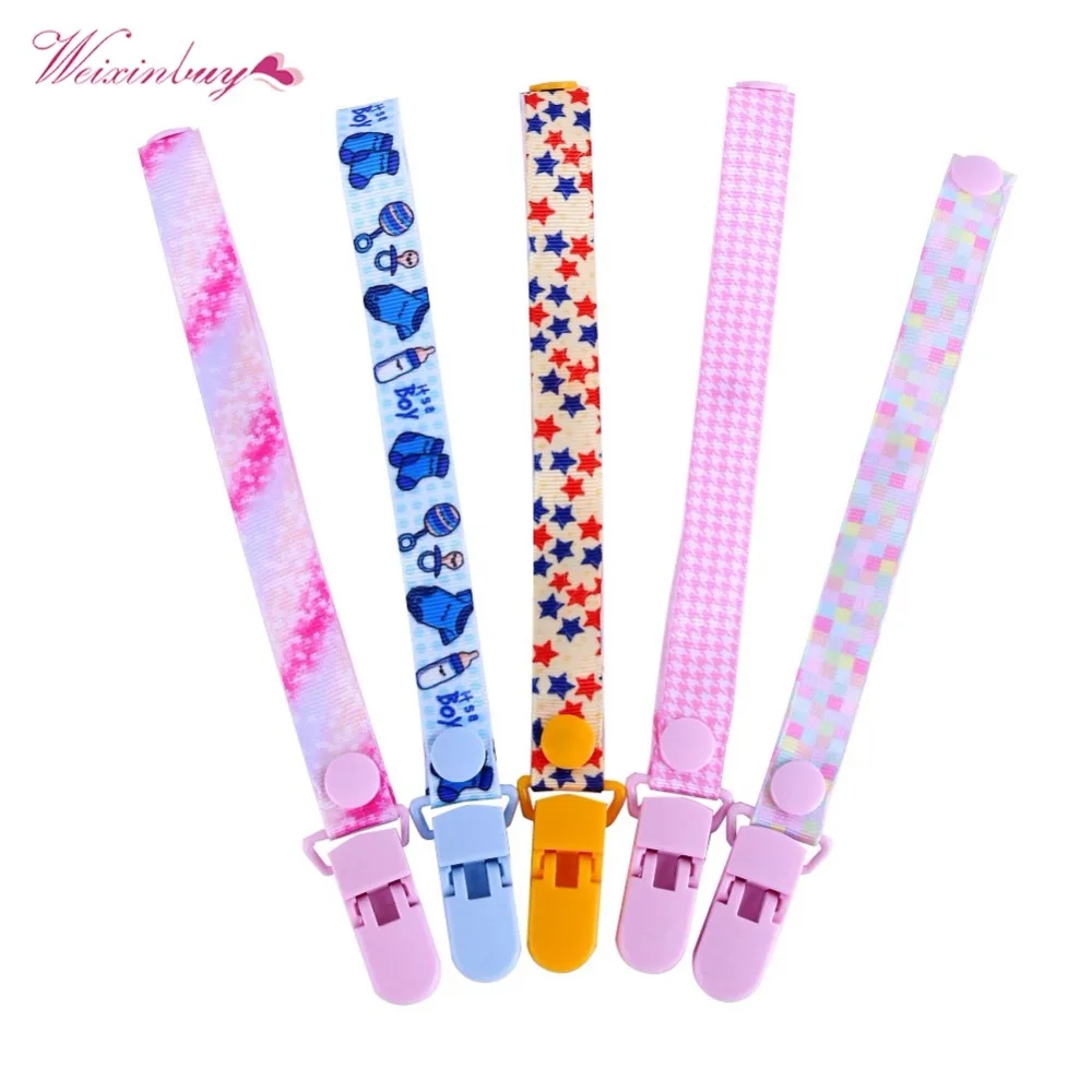 2018 Children Pacifier Clips Soother Holder Baby Pacifier Dummy Clip Nipple Holder For Nipples Chupetas Popular Clip Chain new