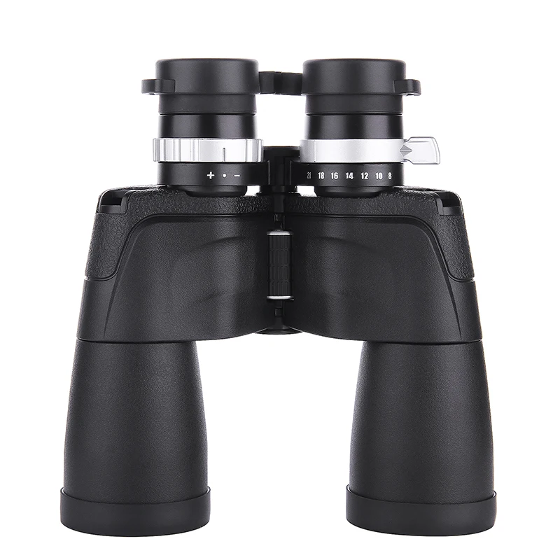 High Power 8-21x50 Zoom Binoculars Black HD Lll Night Vision Zooming Binocular Telescopes BAK4 Prism for Outdoor Camping Hunting