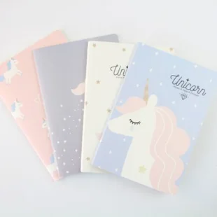 

Unicorn A5 Notebook Diary Book Exercise Composition Notepad Escolar Papelaria Gift Stationery
