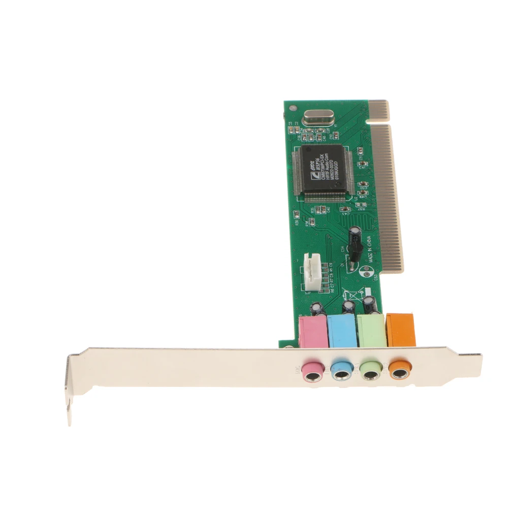 Dovewill Main Board PCI 8738 Built-in Sound Card 5.1 Channel PCI Surround Sound Card 