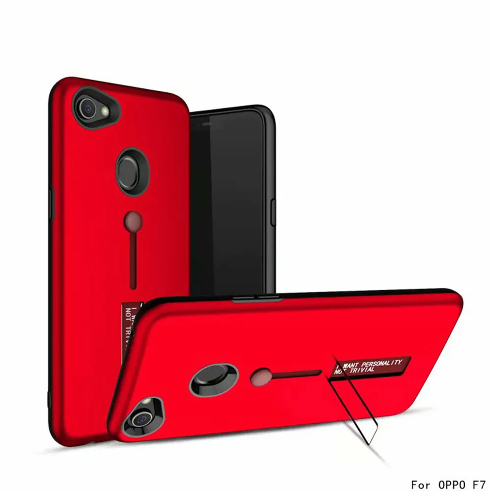 

For OPPO F7 Case For OPPO F5 Case Invisible Bracket Holder Ring Cover For OPPO F7 Ring Case For OPPO F 7 5 Youth Shell Fundas