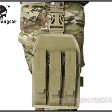 EMERSON MP7 тройной ноги MAG Чехол для пейнпола Охотничий Тактический чехол EM6055 цвета: черный, хаки, КАЙОТ