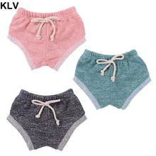 Новые детские штаны ярких цветов для мальчиков и девочек, короткие шорты, колье Подарочное, одежда