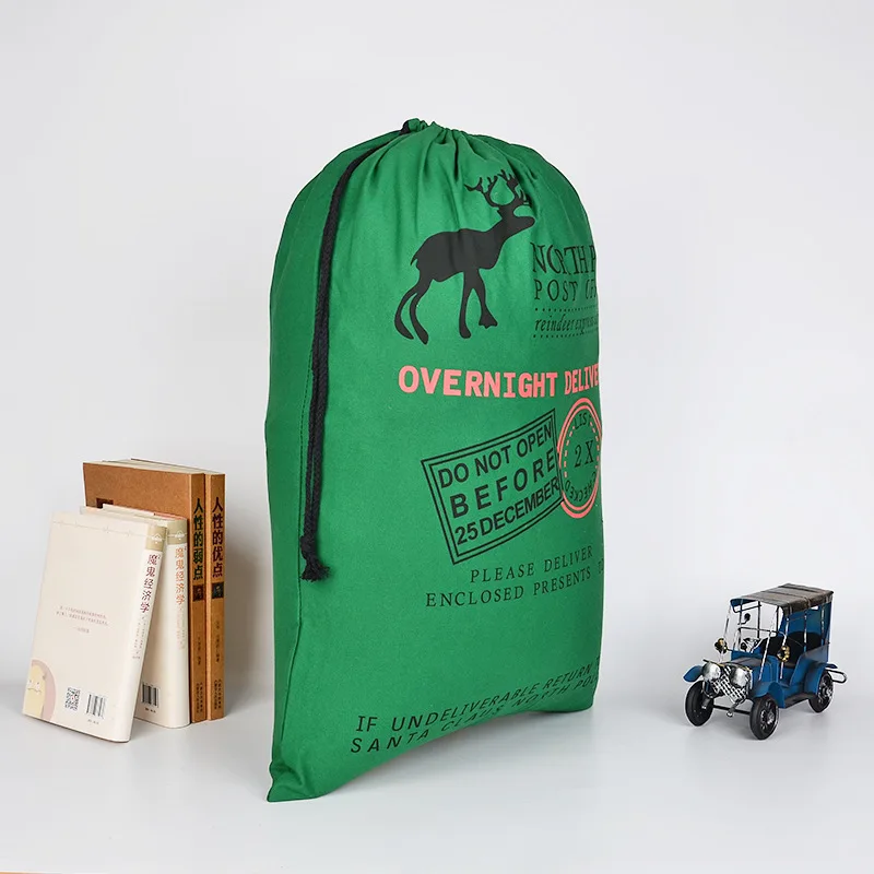 Творческий Санта Клаус олень 5 стилей drawstring мешок Санта деревенский Винтаж Рождественский подарок сумка украшения подарок к празднику