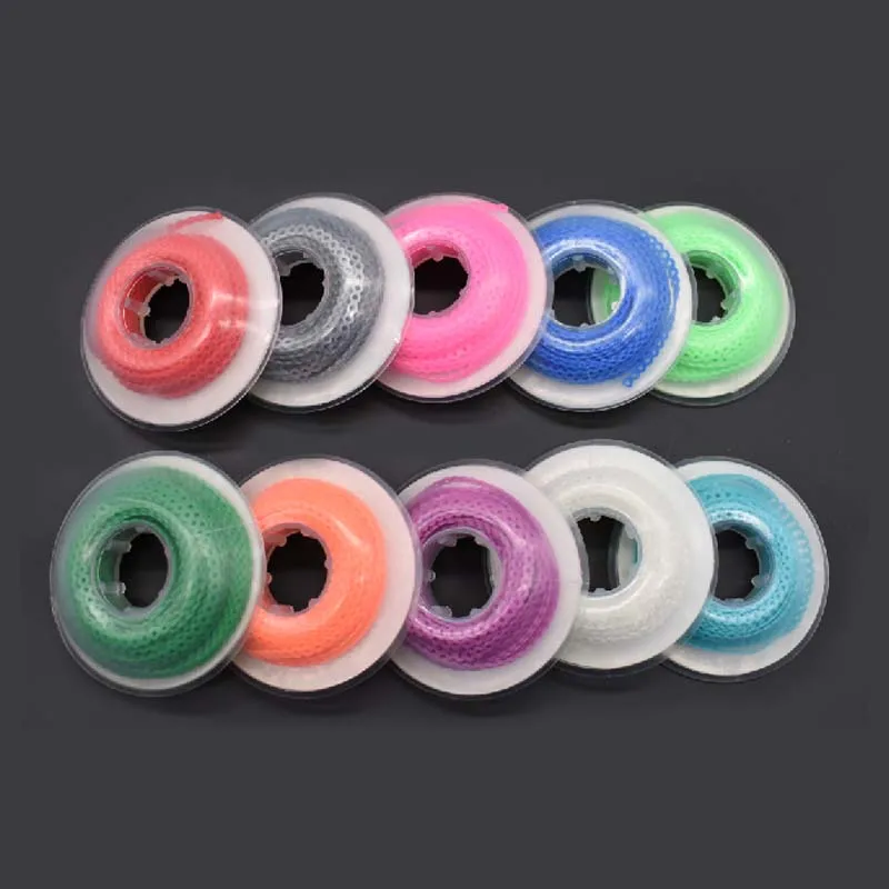

1 Pcs 3 Sizes Dental Orthodontics Materials High Strength Rubber Spool Elastic Ultra Power Dental Lab Equipment