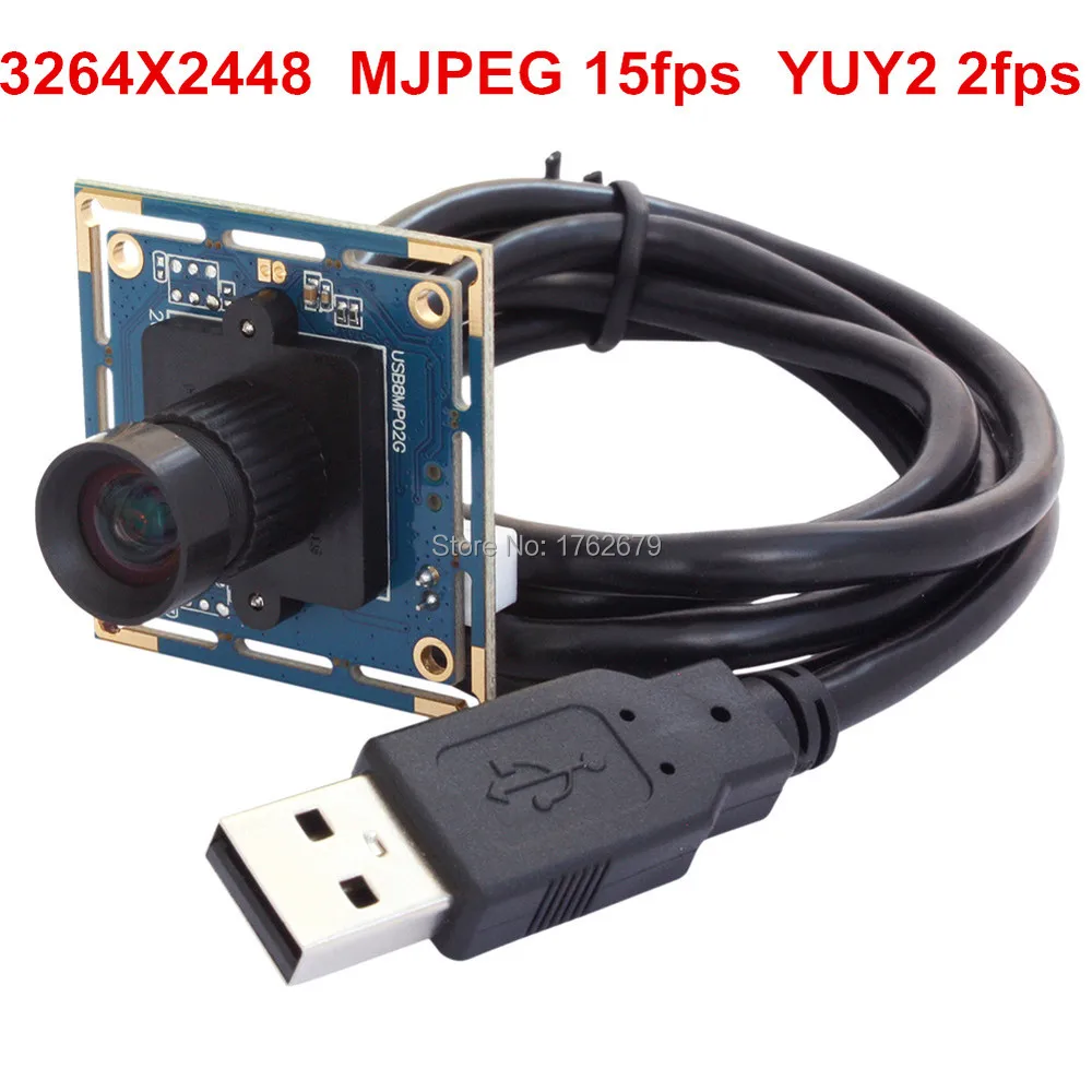 Модуль камеры видеонаблюдения Sony IMX179 CMOS usb 8MP 3264X2448 MJPEG YUY2 мини плата размер 32*32