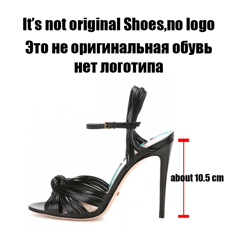 ALLENLYNN роскошный бренд Runway Show Женские Летние босоножки из натуральной кожи пикантные женские туфли на высоком тонком каблуке Женская обувь 34-43