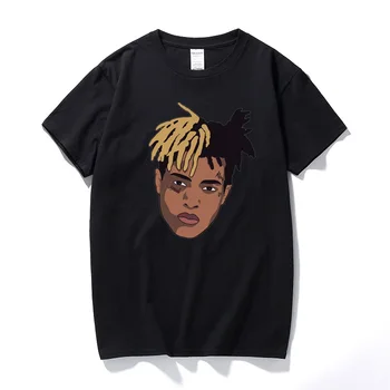 

New xxxtentacion Rap Hip Hop Streetwear Men T-shirt Casual Fashion Summer Top Unisex T Shirt Cotton Short Sleeve Camiseta Hombre