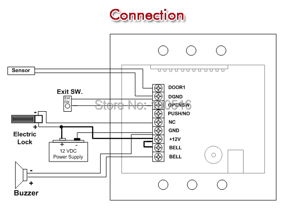 RFID считыватель карт контроля доступа с клавиатурой YET-MG236B