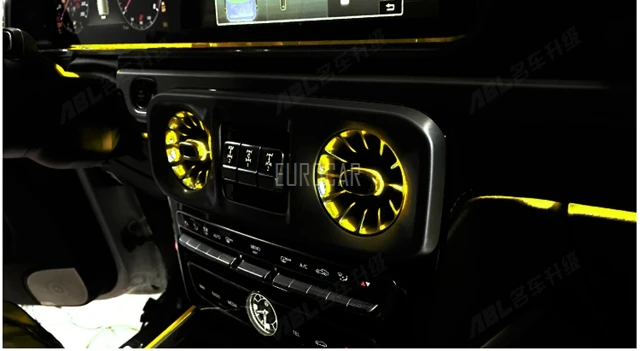 g class 2019  W464 g63 g500 g65 air vent ambient lights (11)