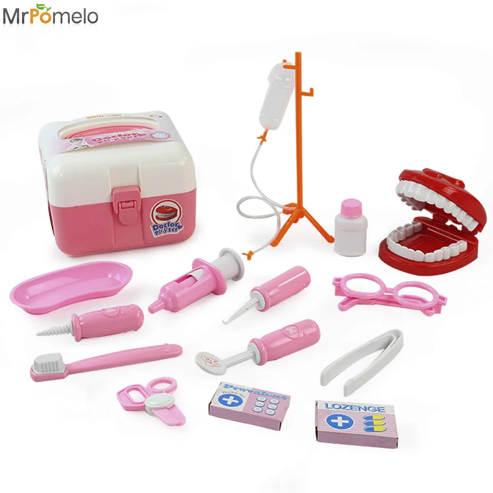 Kids Funny Toys Doctor Play Set Child Dentist Doctor Tool Kit Pretend