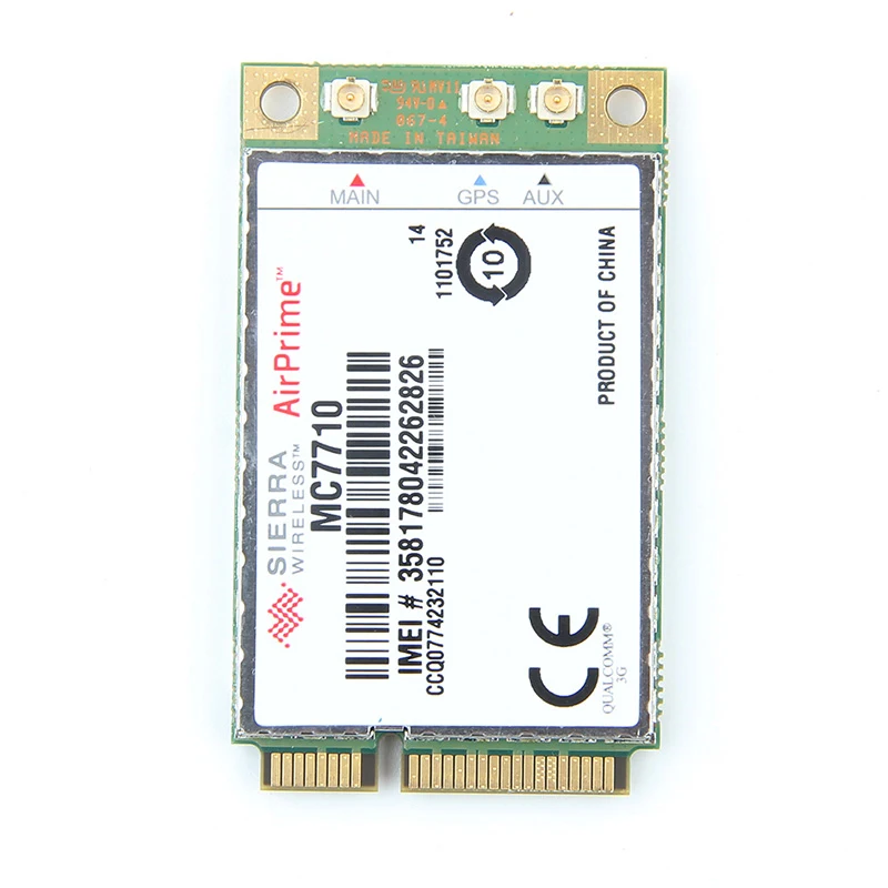 Genuine Unlocked Sierra AirPrime MC7710 LTE/HSPA+ 4G 3G module Mini PCI-E WWAN Wireless Card 800/900/2100MHz Genuine Unlocked Sierra AirPrime MC7710 LTE/HSPA+ 4G 3G module Mini PCI-E WWAN Wireless Card 800/900/2100MHz