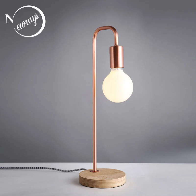 Black Industrial Table Lamp