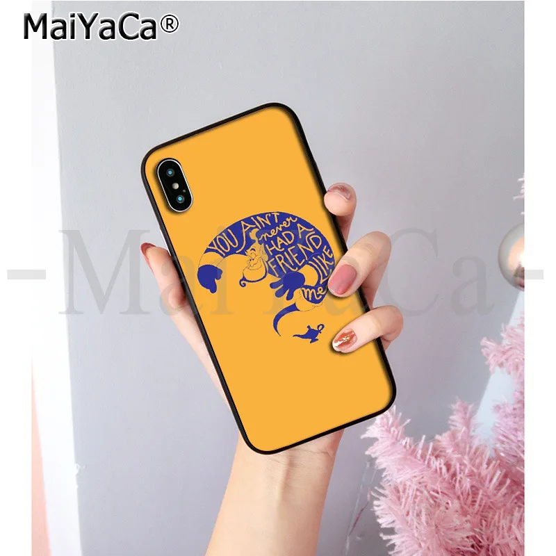 MaiYaCa Genie Aladdin On Sale Painted Soft Shell Phone Case for iPhone 8 7 6 6S Plus 5 5S SE XR X XS MAX Coque Shell MaiYaCa Genie Aladdin On Sale Painted Soft Shell Phone Case for iPhone 8 7 6 6S Plus 5 5S SE XR X XS MAX Coque Shell