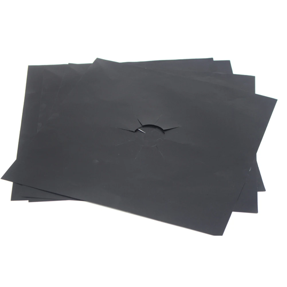 4 шт. Защитная Прокладка для газовой плиты многоразовая прокладка для газовой плиты, защитная крышка(27x27 см) Hogard