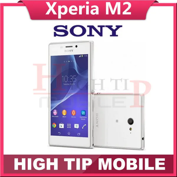 Unlocked Original Xperia m2 D2303 Cell Phones Android OS Quad Core 4 8 inch touchscreen 8MP