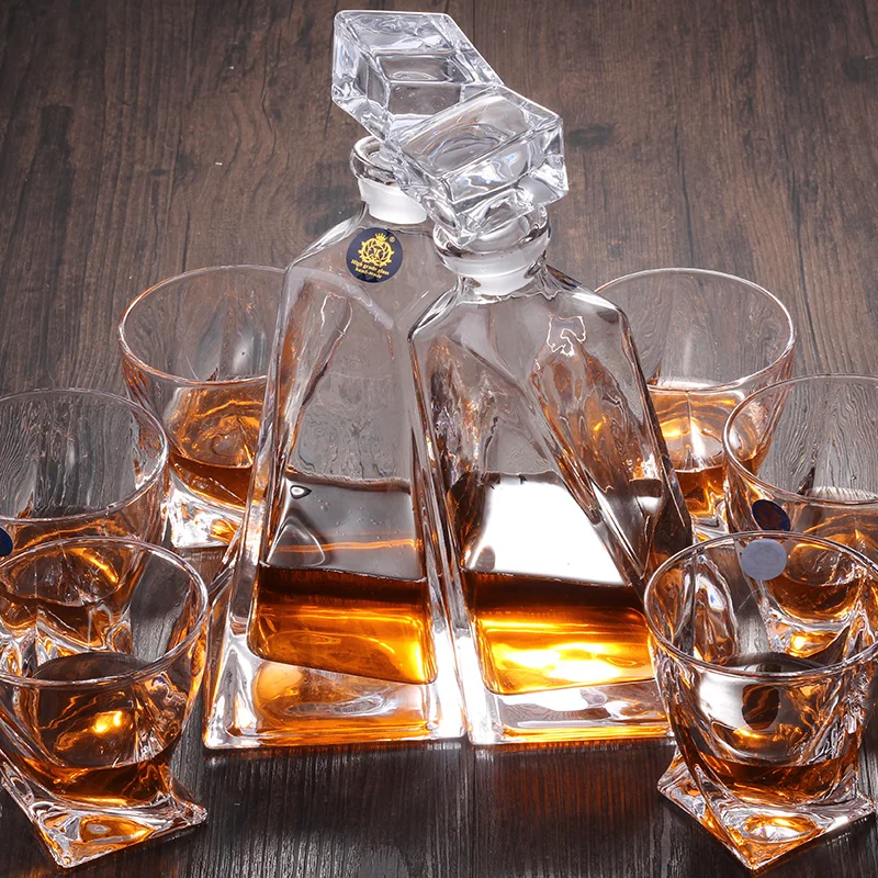 Wine Glasses Set Crystal Whiskey Cup Wine Glass Cup Cold Cups Set Wine Cellar Drink Set