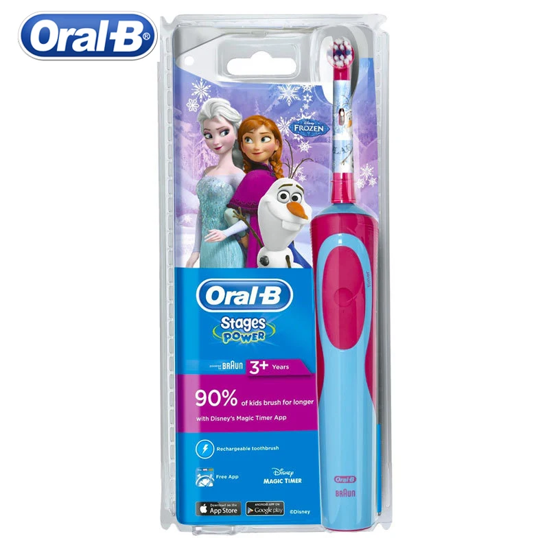 Зубная щетка Oral B D12513K Детская электрическая мягкая щетина уход за деснами