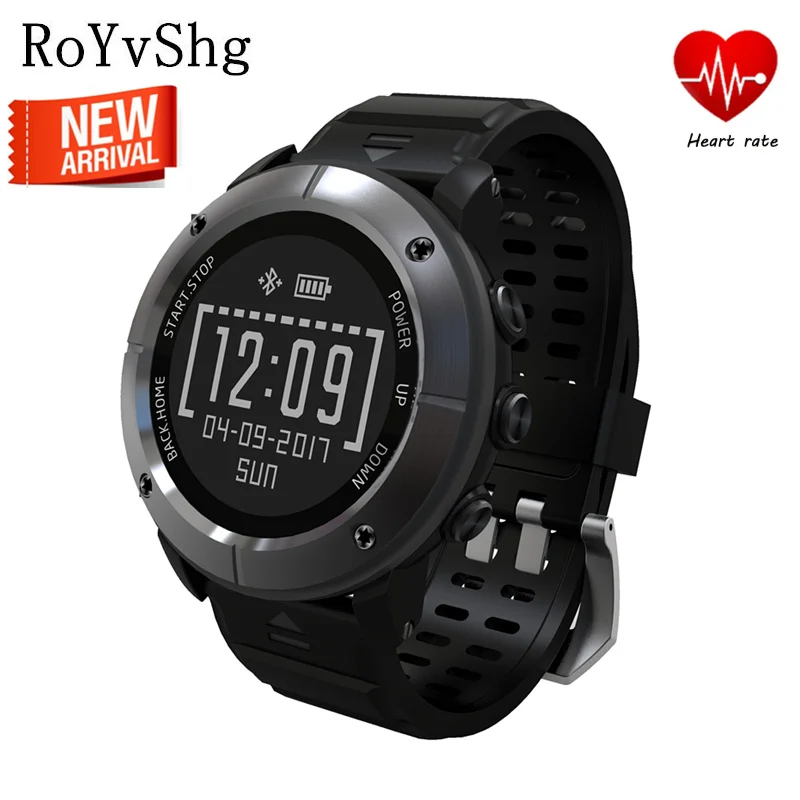 Gps спортивные умные часы для мужчин UW80 Смарт с монитором сердечного ритма sos