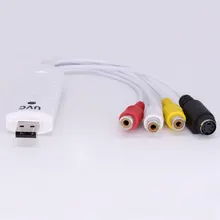 Портативный USB 2,0 Easycap Захват аудио, видео карта адаптер VHS для DVD видеозахвата для Win7/8/XP/Vista