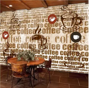 

custom 3d room wallpaper mural non-woven mural wallpaper Cafe theme decoration painting 3d wallpaper for walls 3d