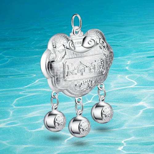 Chinese styleBaby 925 sterling silver necklace pendant.High quality 925Sterling silverBirthday gift | Украшения и аксессуары