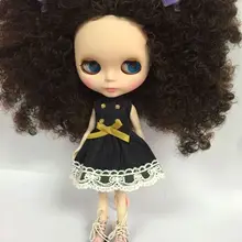 Цена вьющиеся волосы Обнаженная кукла blyth фабрика кукла подходит для DIY Изменить игрушка BJD для девочек