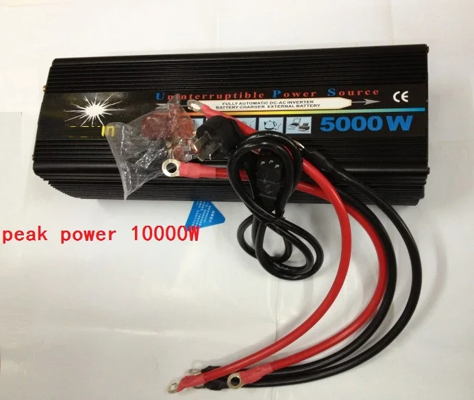 Модифицированный волновой инвертор 5000 Вт DC24V к AC220V UPS универсальная функция