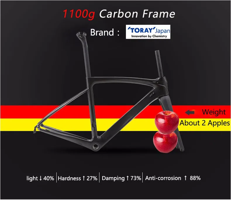 Cheap SAVA T800 Carbon Road Frame 700C Road Bike Frame Carbon 1050g Road Bicycle Bike Frame 48cm/50cm/52cm with Carbon Fork + Seatpost 2 Cheap SAVA T800 Carbon Road Frame 700C Road Bike Frame Carbon 1050g Road Bicycle Bike Frame 48cm/50cm/52cm with Carbon Fork + Seatpost 2