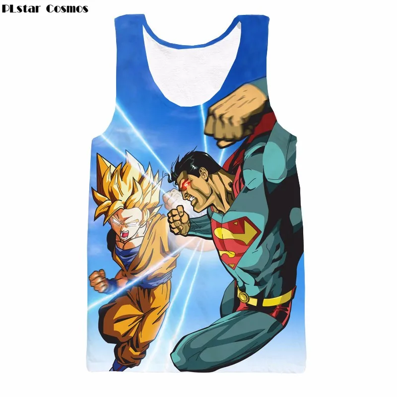 PLstar Cosmos Summer hot sale Anime Dragon Ball Vest