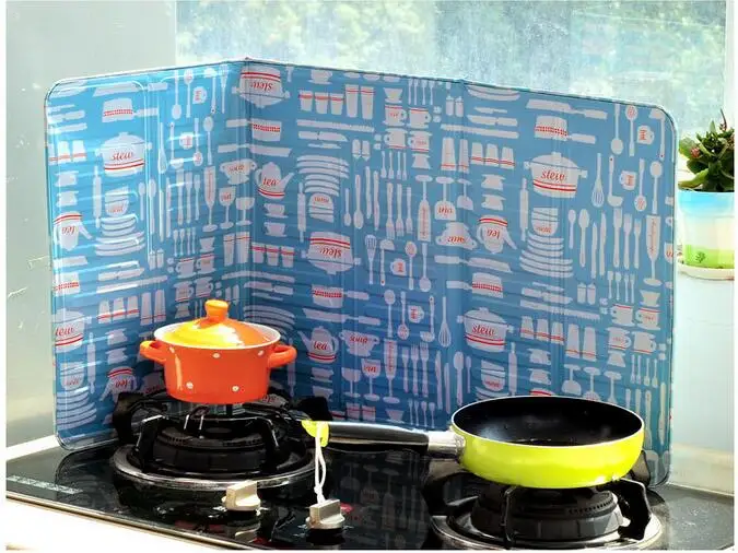 Кухонная плита кухня смазка масло всплеск перегородка экран против брызг защита анти-масло панелью шоры