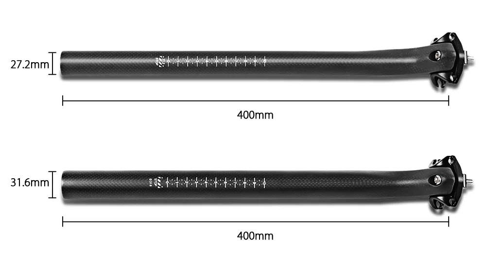 400 мм длина Топ супер карбоновое сиденье для велосипеда с винтами седло полюс 31,6/27,2 мм Диаметр стойки