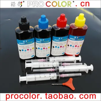 

WELCOLOR CISS Dye ink refill kit for Canon BCI 21 24 BK C PIXMA BJC-2000 2100 4000 400J 410J 4100 4200 4300 4304 Inkjet printer